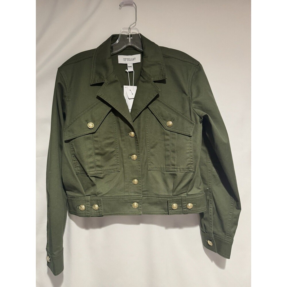 Derek Lam 10 Crosby Women’s Olive Green Jacket. Size Small